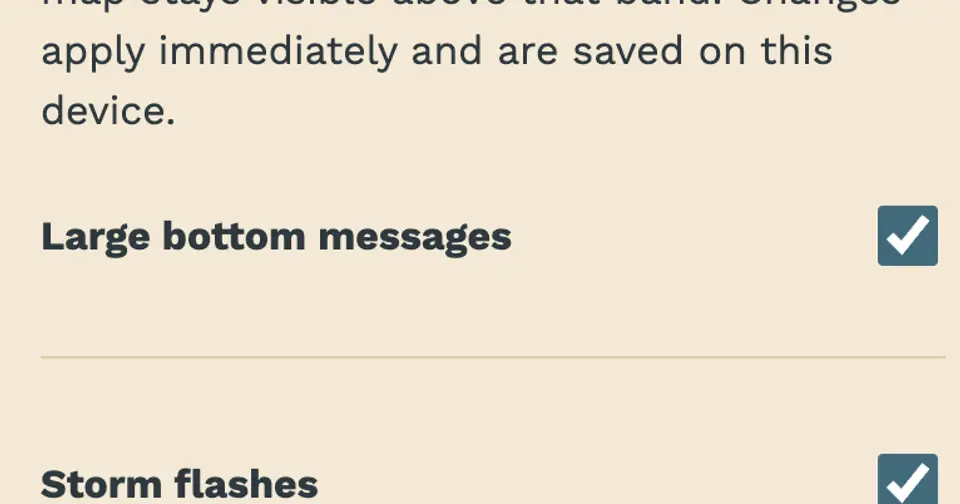 Phone journal Accessibility with stacked full-width cream select menus
